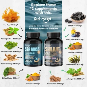 Shilajit 9000 Panax Ginseng 1500